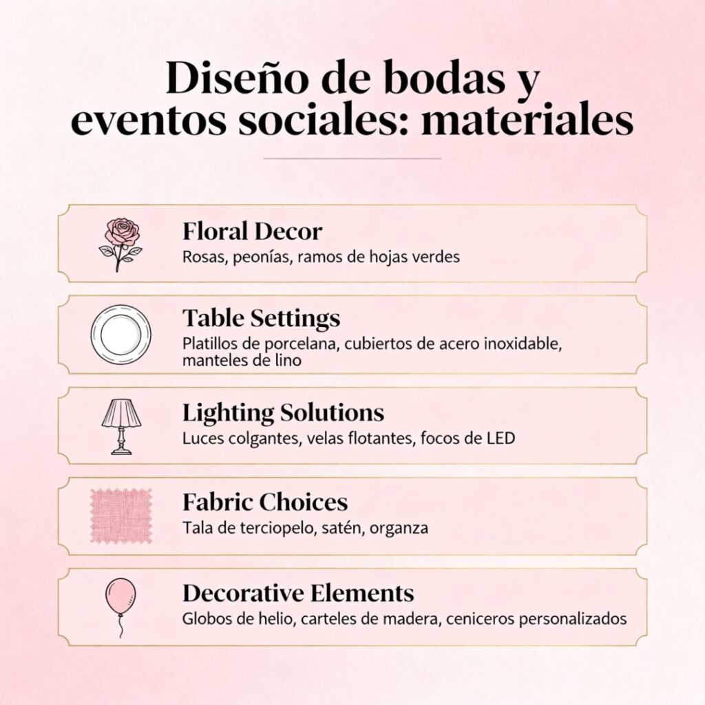 Dearadh Bainise agus Imeachtaí: Ábhair, Treochtaí, agus Inbhuanaitheacht (2025)